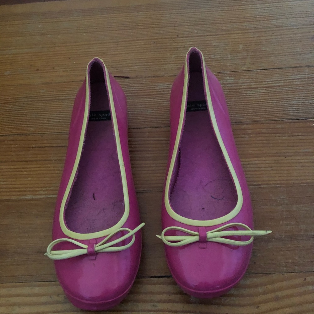 Kate Spade rain shoes